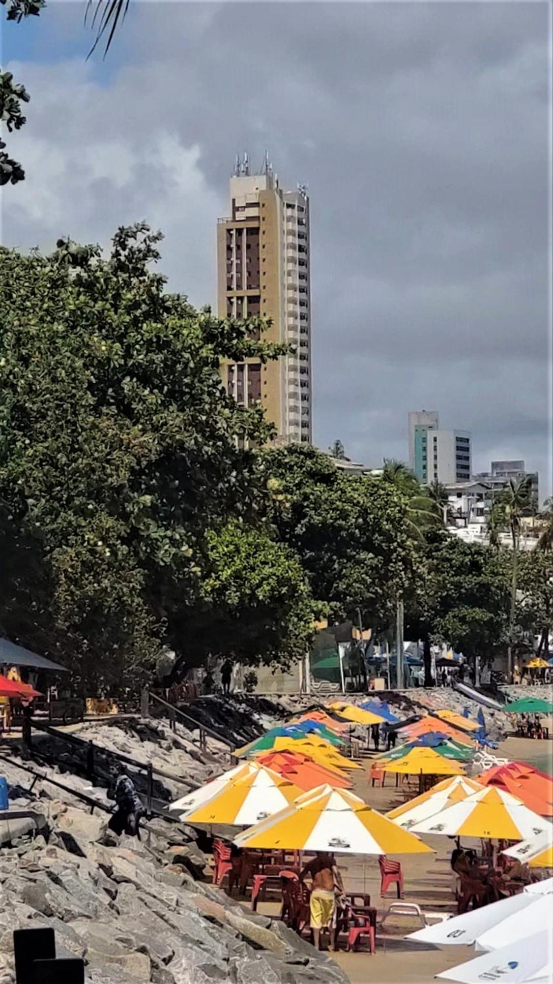 Flat 6 Pessoas 2 Quartos Ponta Negra - 1404 纳塔耳 外观 照片